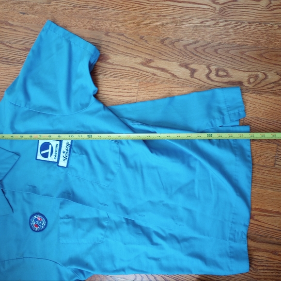 ✈️ Eastern Airlines Vintage Mechanic Uniform Shirt Small - Picture 8 of 15